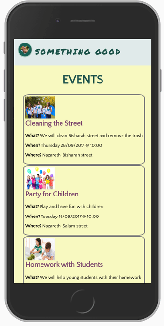 events page